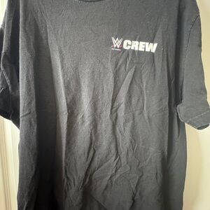 T SHIRT WWE Black Crew Short Sleeve Tee Backlash September 11 2016 XL Black